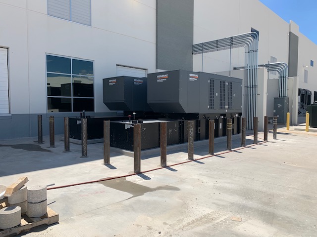 600kw being install at Samsung Warehouse